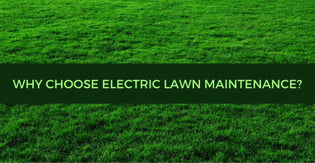 Why choose electric lawn maintenance?